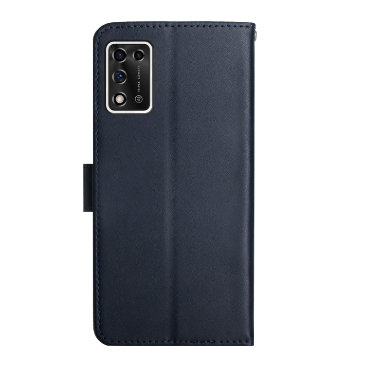 For ZTE Libero 5G II Genuine Leather Fingerprint-proof Horizontal Flip Phone Case(Blue) - ZTE Cases by PMC TechLife | Online Shopping South Africa | PMC TechLife | Buy Now Pay Later Mobicred