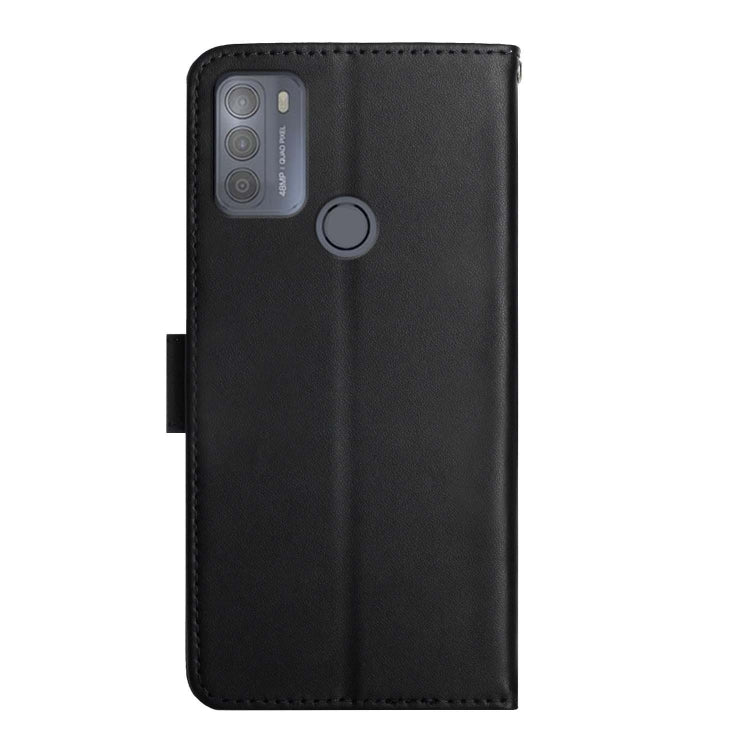 For Motorola Moto G50 Genuine Leather Fingerprint-proof Horizontal Flip Phone Case(Black) - Motorola Cases by PMC TechLife | Online Shopping South Africa | PMC TechLife | Buy Now Pay Later Mobicred