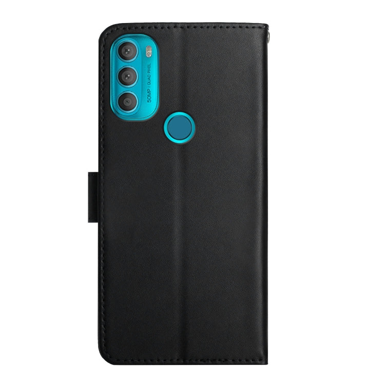 For Motorola Moto G71 5G Genuine Leather Fingerprint-proof Horizontal Flip Phone Case(Black) - Motorola Cases by PMC TechLife | Online Shopping South Africa | PMC TechLife | Buy Now Pay Later Mobicred