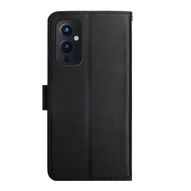For OnePlus 9 Genuine Leather Fingerprint-proof Horizontal Flip Phone Case(Black) - free shipping - PMC TechLife - Order now!