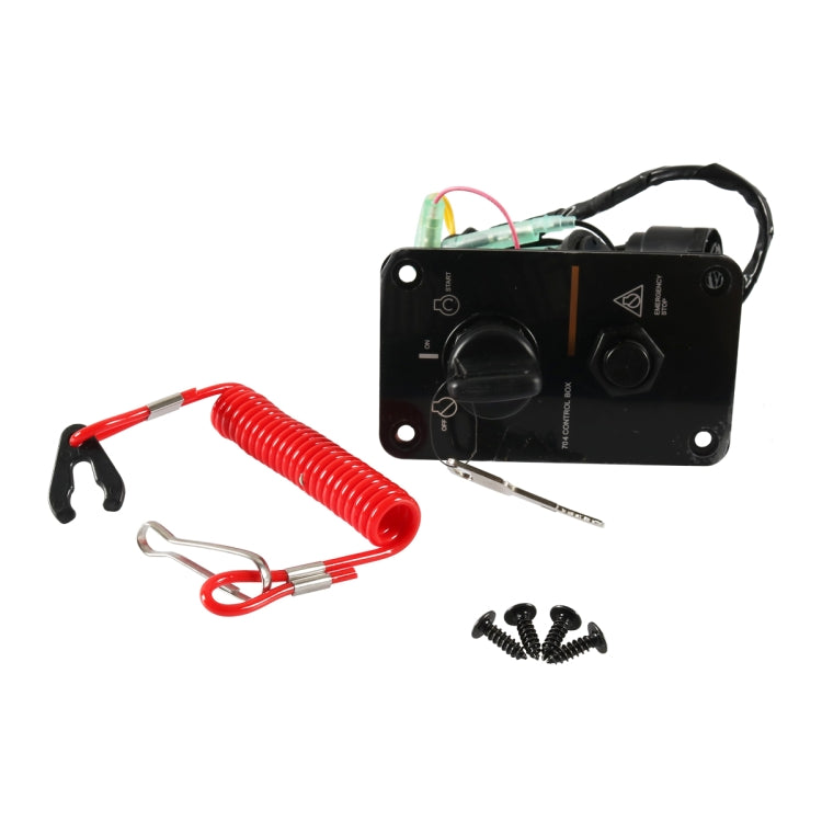 Outboard / Yacht Single Engine Key Switch Panel Kit for Yamaha 704-82570-08-00 - Marine Accessories & Parts by PMC TechLife | Online Shopping South Africa | PMC TechLife | Buy Now Pay Later Mobicred