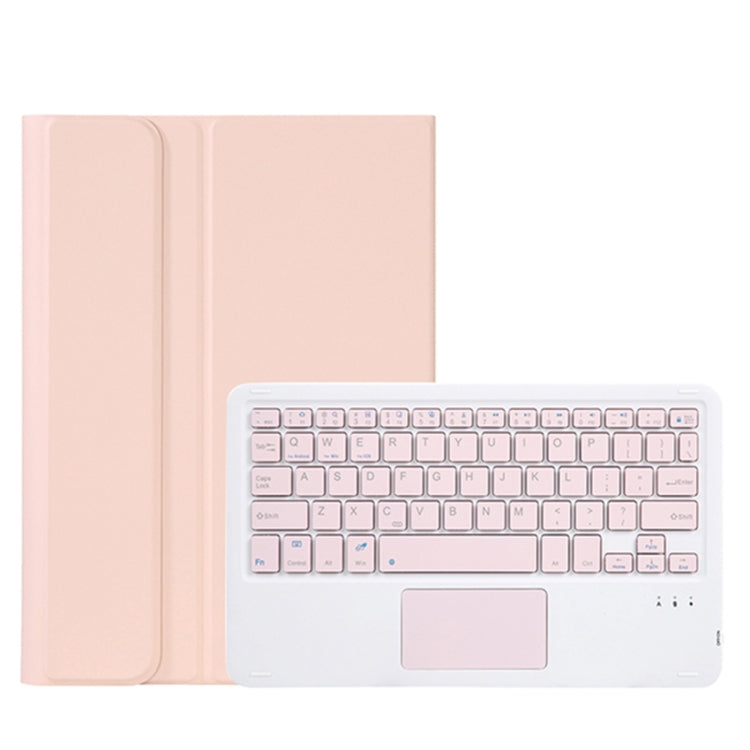 OP11-A Lambskin Texture Ultra-thin Bluetooth Keyboard Leather Case with Touchpad For OPPO Pad 11 inch(Pink) - OPPO Keyboard by PMC TechLife | Online Shopping South Africa | PMC TechLife | Buy Now Pay Later Mobicred