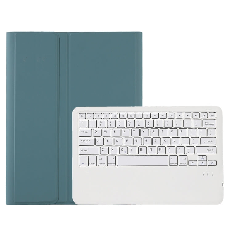 A800B Candy Color Detachable Bluetooth Keyboard Case with Pen Slot for Samsung Galaxy Tab S8+  / S7+ / S7 FE(Dark Green) - Samsung Keyboard by PMC TechLife | Online Shopping South Africa | PMC TechLife
