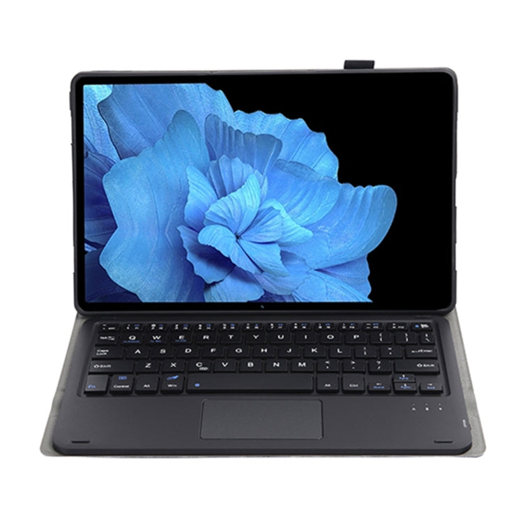 AV11-A Lambskin Texture Ultra-thin Bluetooth Keyboard Leather Case with Touch Pad For vivo Pad 11 inch(Black) - Others Keyboard by PMC TechLife | Online Shopping South Africa | PMC TechLife