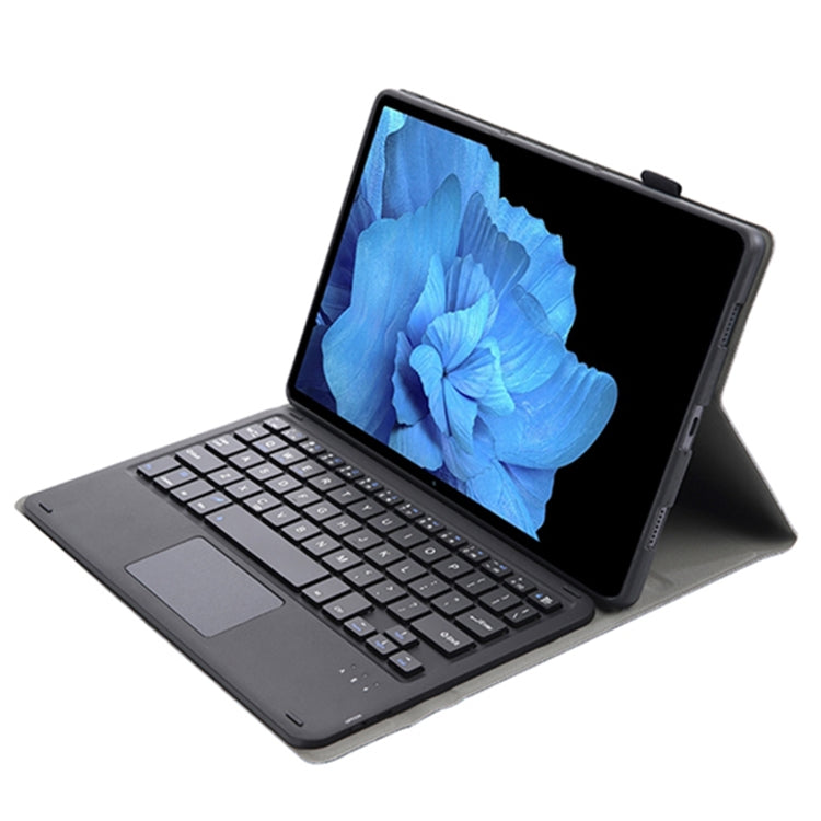 AV11-A Lambskin Texture Ultra-thin Bluetooth Keyboard Leather Case with Touch Pad For vivo Pad 11 inch(Black) - Others Keyboard by PMC TechLife | Online Shopping South Africa | PMC TechLife