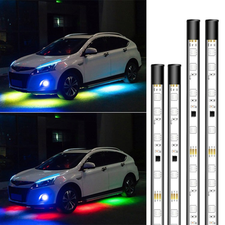 Car Modification Symphony Voice Control LED Chassis Lights, Specification:2 x 90cm + 2 x 120cm - Atmosphere lights by PMC TechLife | Online Shopping South Africa | PMC TechLife | Buy Now Pay Later Mobicred