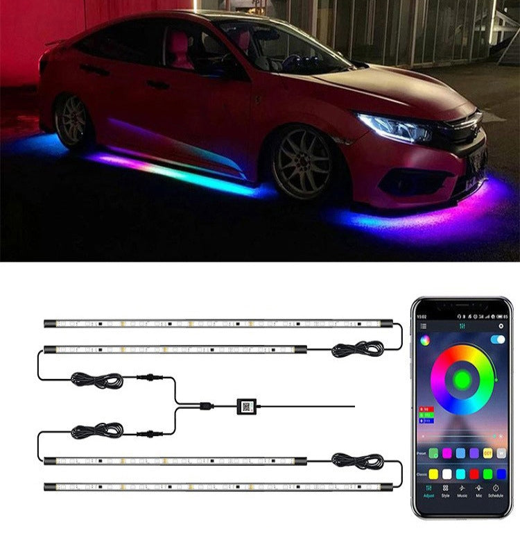 Car Modification Symphony Voice Control LED Chassis Lights, Specification:2 x 120cm + 2 x 150cm - Atmosphere lights by PMC TechLife | Online Shopping South Africa | PMC TechLife | Buy Now Pay Later Mobicred