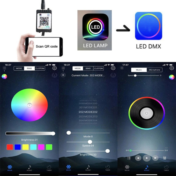 Car Modification Symphony Voice Control LED Chassis Lights, Specification:2 x 120cm + 2 x 150cm - Atmosphere lights by PMC TechLife | Online Shopping South Africa | PMC TechLife | Buy Now Pay Later Mobicred