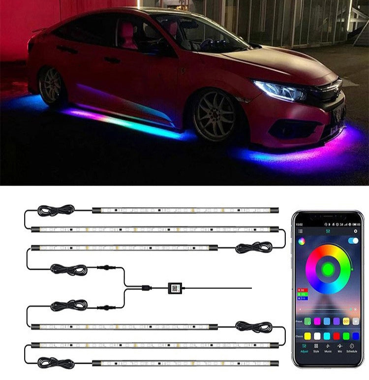 Car Modification Symphony Voice Control LED Chassis Lights, Specification:4 x 60cm + 2 x 120cm - Atmosphere lights by PMC TechLife | Online Shopping South Africa | PMC TechLife | Buy Now Pay Later Mobicred