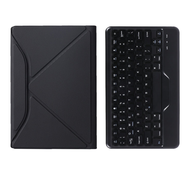 B0N5 Diamond Texture Bluetooth Keyboard Leather Case with Triangle Back Support For Xiaomi Pad 5 / 5 Pro(Black + Black) - Others Keyboard by PMC TechLife | Online Shopping South Africa | PMC TechLife