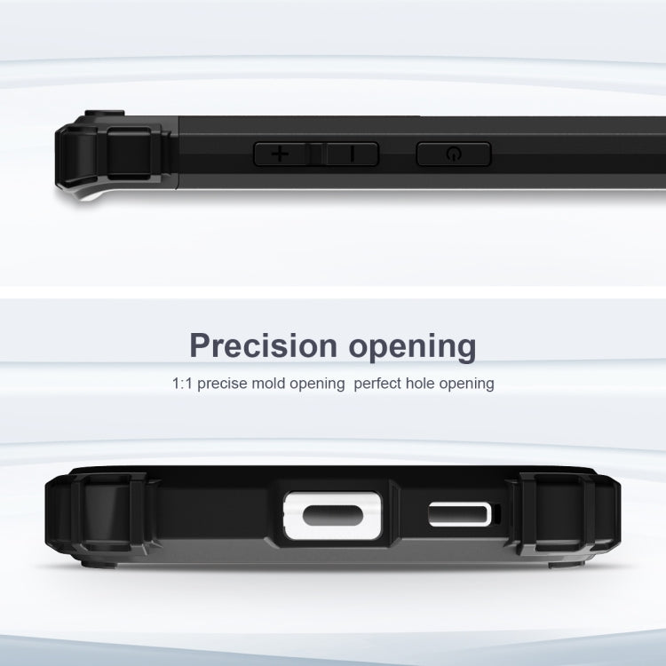 For Samsung Galaxy S22 5G PC + Silicone Phone Case(Black) - Galaxy S22 5G Cases by PMC TechLife | Online Shopping South Africa | PMC TechLife