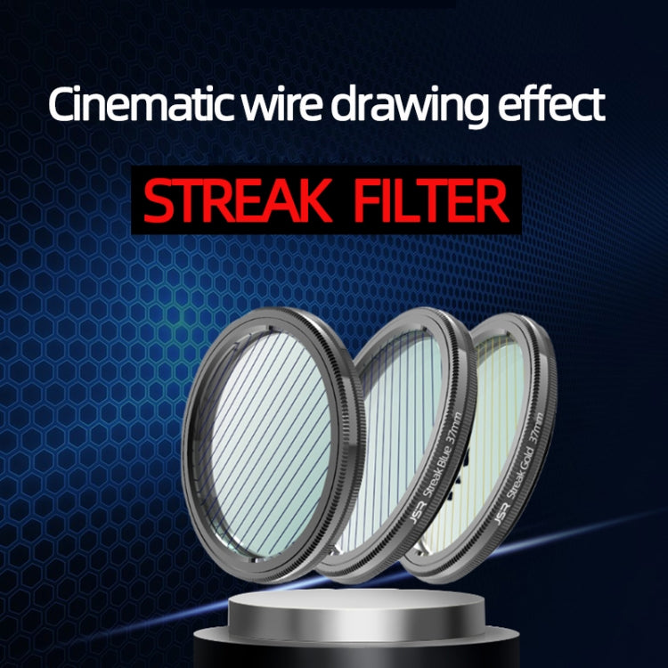 JSR Starlight Drawing Camera Lens Filter, Size:37mm(Streak Blue) - free shipping - PMC TechLife - Order now!