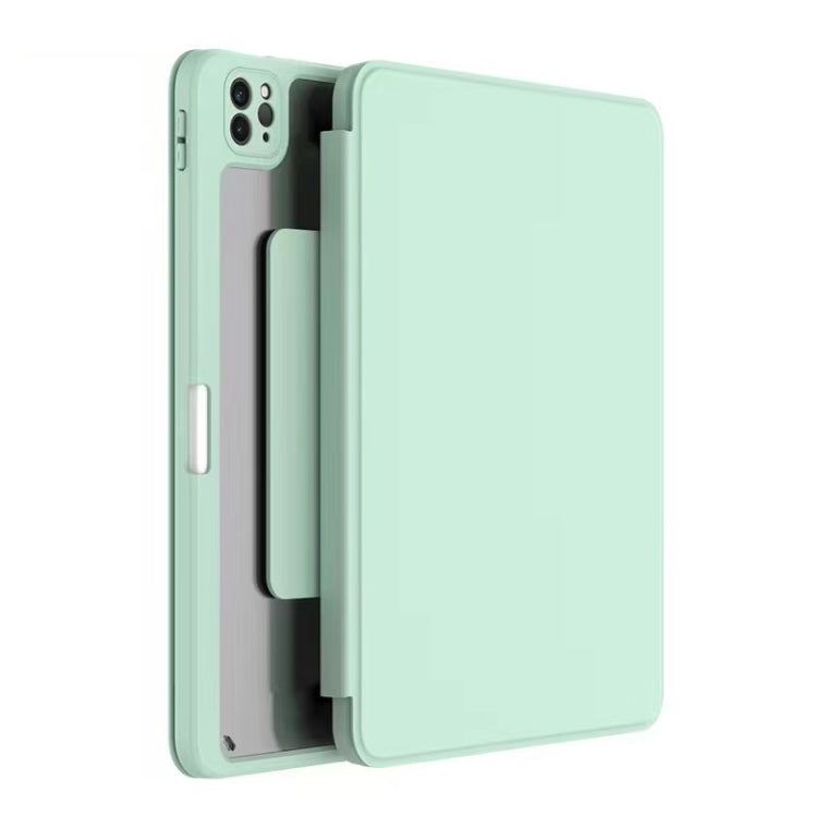 For iPad Pro 12.9 2022 / 2021 / 2020 / 2018 Mutural Jianshang Series Tablet Leather Smart Case(Mint Green) - free shipping - PMC TechLife - Order now!