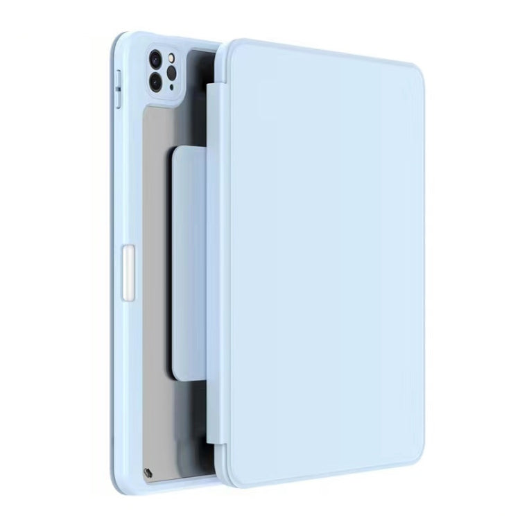 For iPad Pro 12.9 2022 / 2021 / 2020 / 2018 Mutural Jianshang Series Tablet Leather Smart Case(Sky Blue) - free shipping - PMC TechLife - Order now!