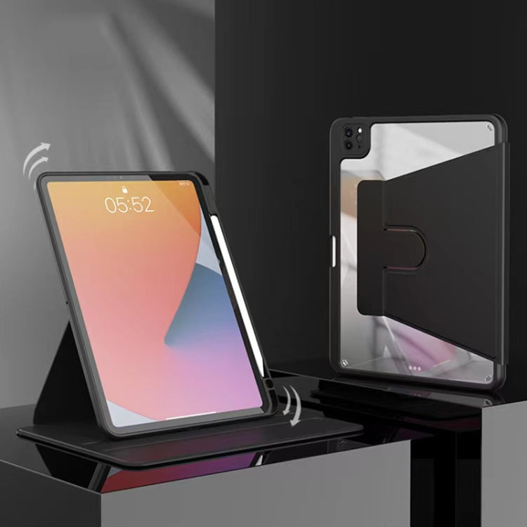 For iPad Pro 12.9 2022 / 2021 / 2020 / 2018 Mutural Jianshang Series Tablet Leather Smart Case(Black) - free shipping - PMC TechLife - Order now!