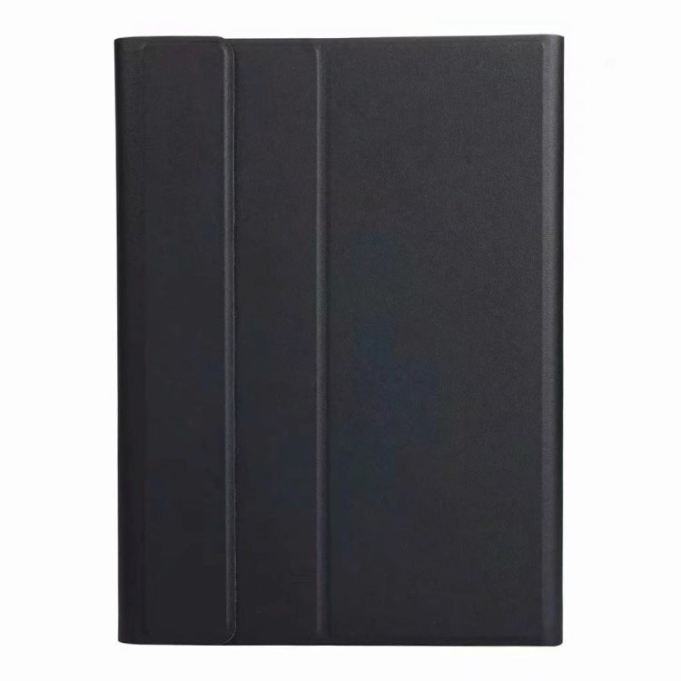 Round Cap Bluetooth Keyboard Leather Case with Pen Slot for Samsung Galaxy Tab S6 Lite, Specification:without Touchpad(Black+White Keyboard) - Samsung Keyboard by PMC TechLife | Online Shopping South Africa | PMC TechLife