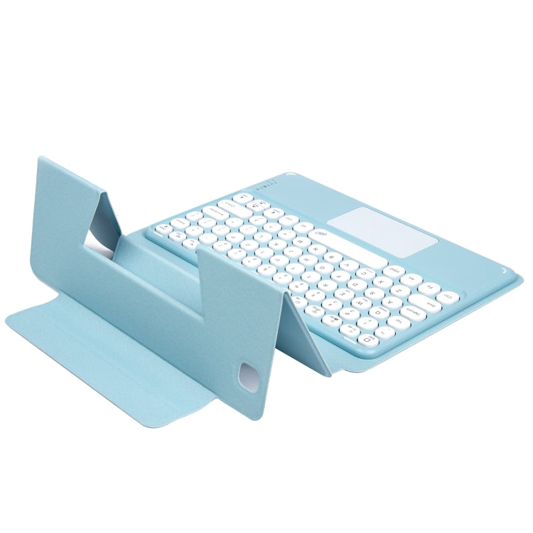 Bluetooth Keyboard Leather Case with Touchpad & Rotatable Bottom Case For iPad 10.2 2021 & 2020 & 2019 / Air 2019 / Pro 10.5 inch(Light Pink) - Universal by PMC TechLife | Online Shopping South Africa | PMC TechLife