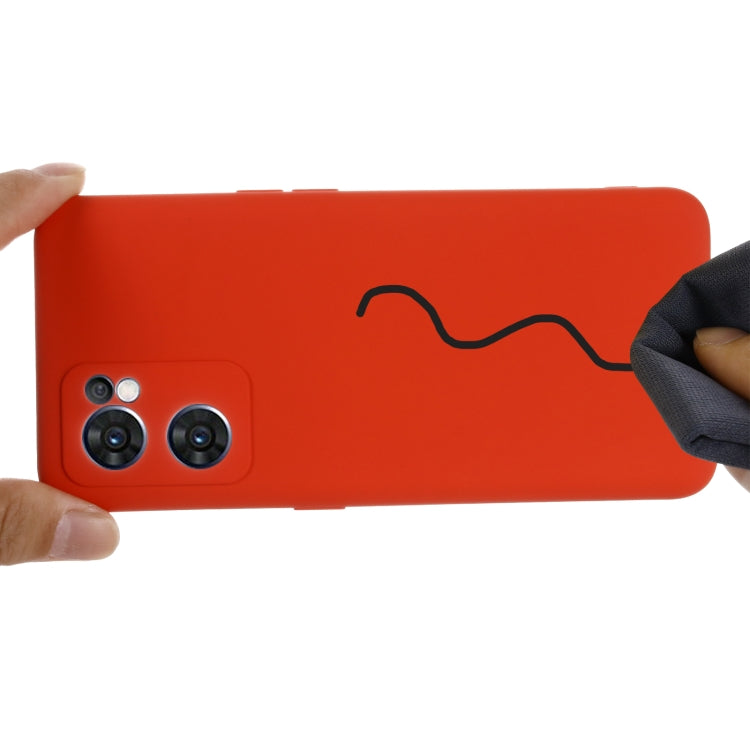 For OPPO Reno7 5G Global / Find X5 Lite Pure Color Liquid Silicone Shockproof Full Coverage Phone Case(Red) - free shipping - PMC TechLife - Order now!