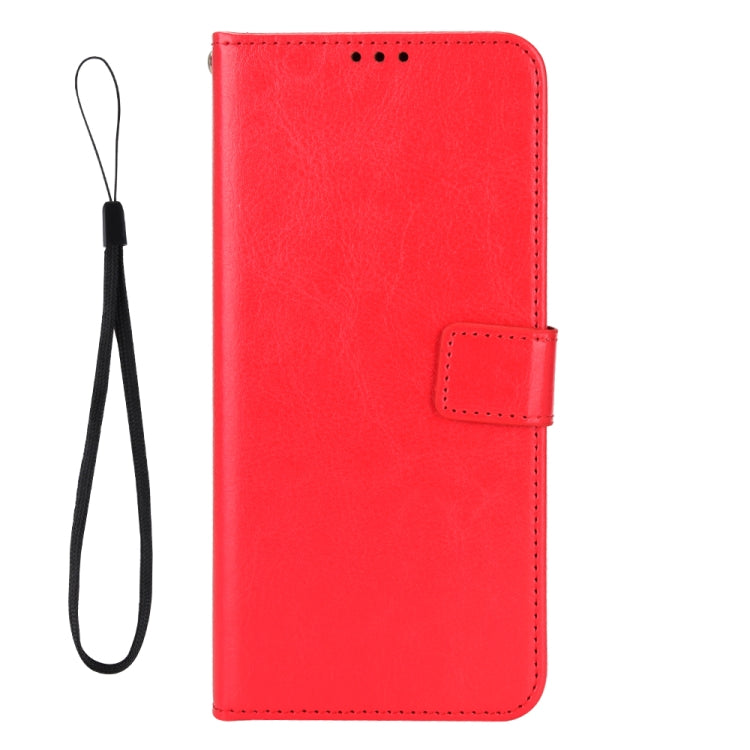 For Blackview A55 Pro Retro Crazy Horse Texture Leather Phone Case(Red) - More Brand by PMC TechLife | Online Shopping South Africa | PMC TechLife | Buy Now Pay Later Mobicred