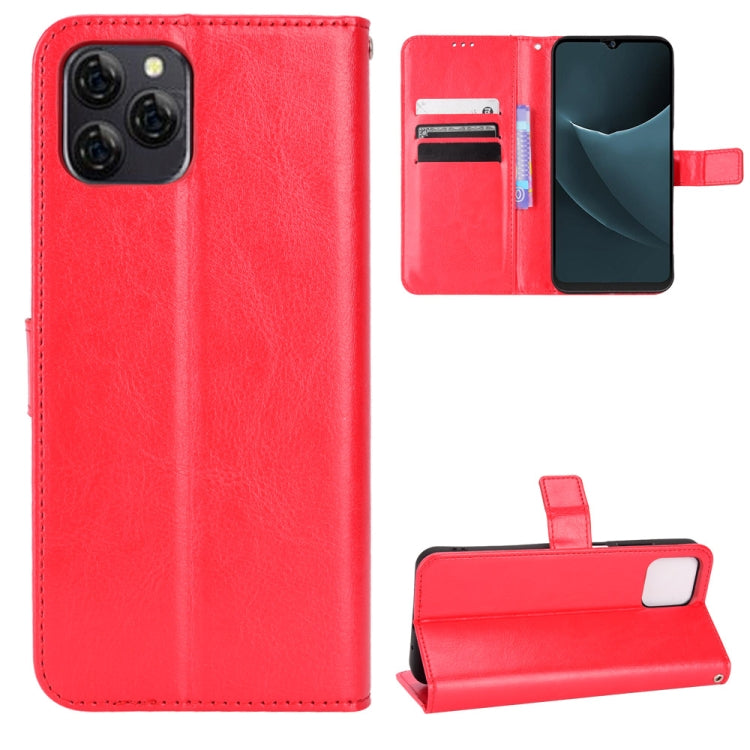 For Blackview A95 Retro Crazy Horse Texture Leather Phone Case(Red) - More Brand by PMC TechLife | Online Shopping South Africa | PMC TechLife | Buy Now Pay Later Mobicred