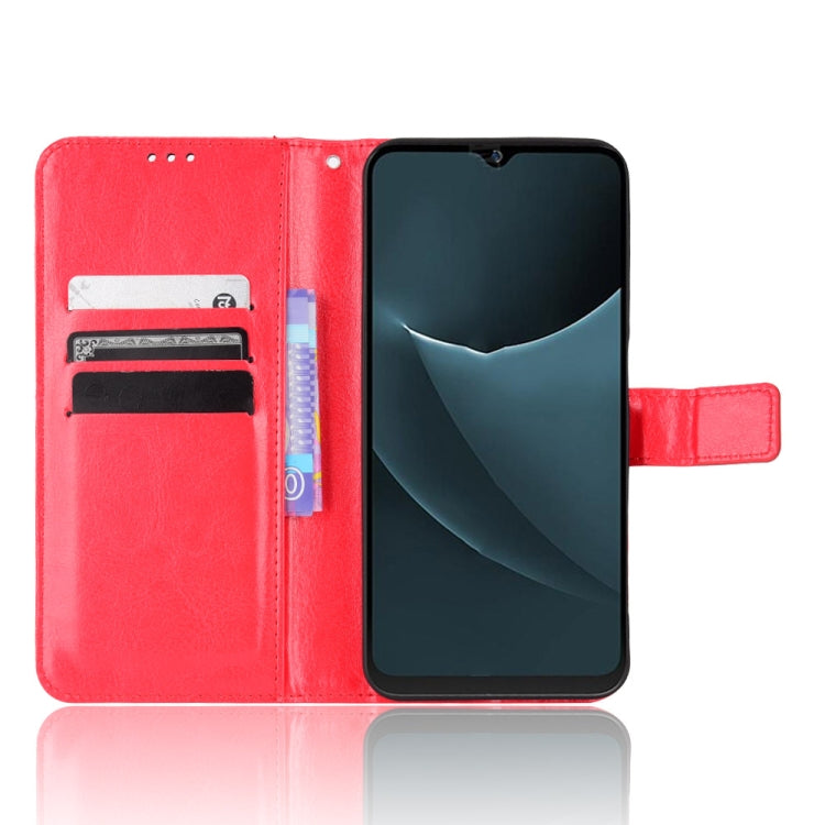 For Blackview A95 Retro Crazy Horse Texture Leather Phone Case(Red) - More Brand by PMC TechLife | Online Shopping South Africa | PMC TechLife | Buy Now Pay Later Mobicred
