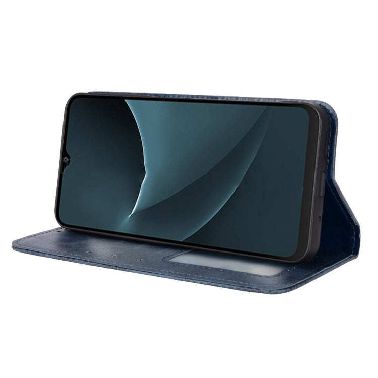 For Blackview A95 Magnetic Buckle Retro Texture Leather Phone Case(Blue) - free shipping - PMC TechLife - Order now!