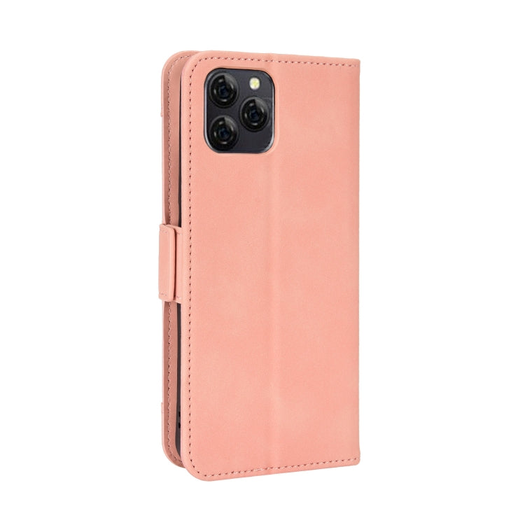 For Blackview A95 Skin Feel Calf Texture Card Slots Leather Phone Case(Pink) - More Brand by PMC TechLife | Online Shopping South Africa | PMC TechLife
