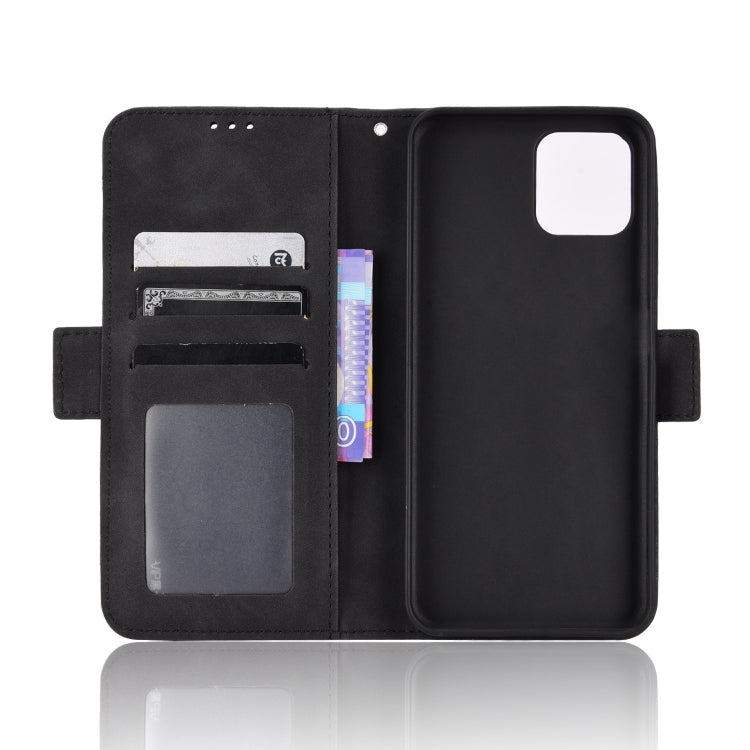 For Blackview A95 Skin Feel Calf Texture Card Slots Leather Phone Case(Black) - More Brand by PMC TechLife | Online Shopping South Africa | PMC TechLife | Buy Now Pay Later Mobicred