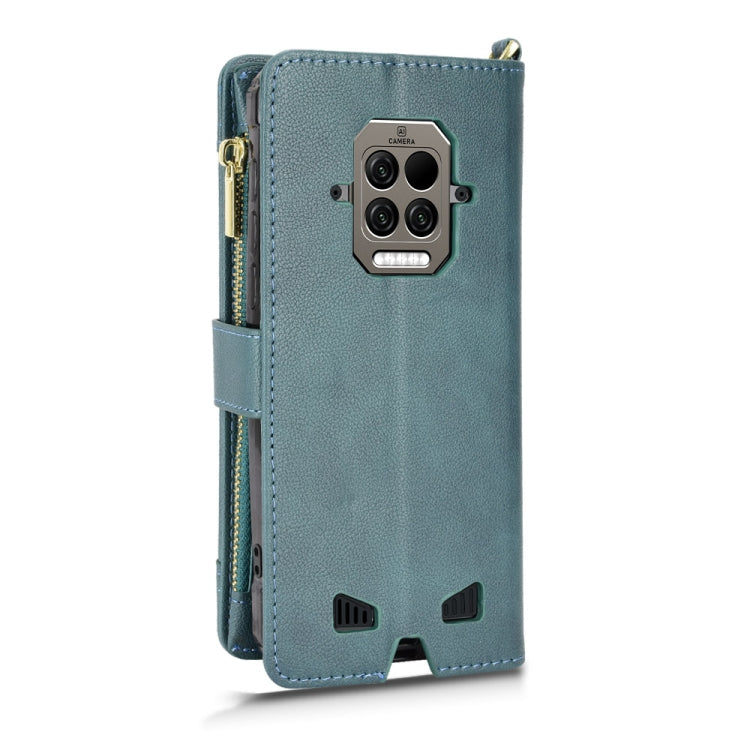 For Doogee S86 / S86 Pro Litchi Texture Zipper Leather Phone Case(Green) - free shipping - PMC TechLife - Order now!