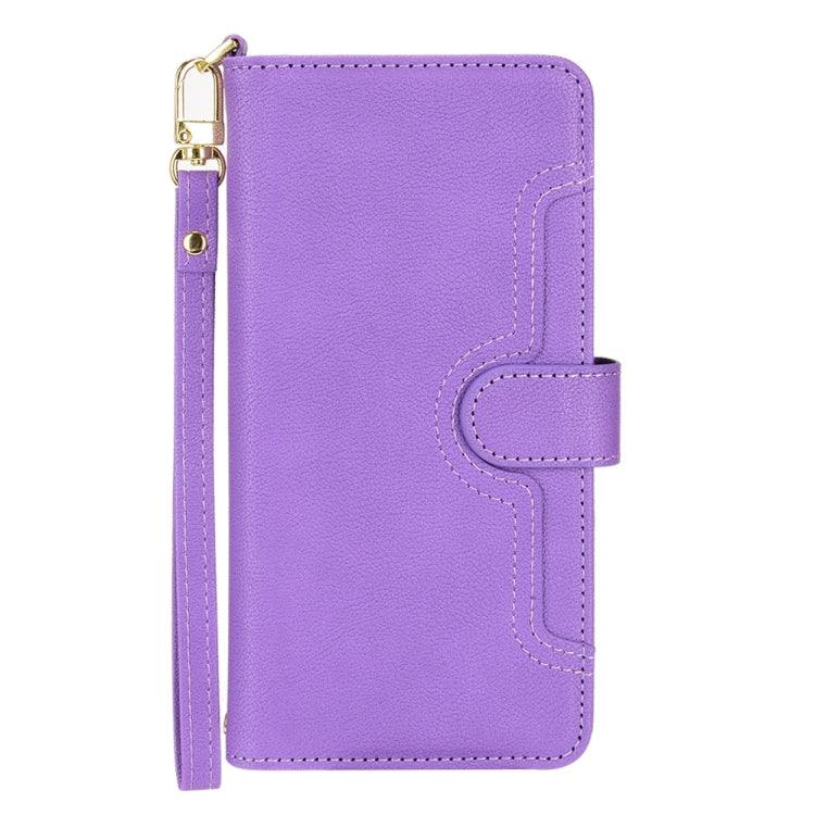 For Doogee S86 / S86 Pro Litchi Texture Zipper Leather Phone Case(Purple) - Doogee Cases by PMC TechLife | Online Shopping South Africa | PMC TechLife | Buy Now Pay Later Mobicred