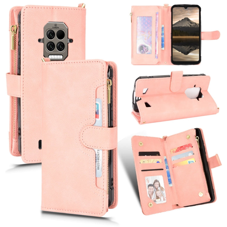 For Doogee S86 / S86 Pro Litchi Texture Zipper Leather Phone Case(Pink) - Doogee Cases by PMC TechLife | Online Shopping South Africa | PMC TechLife | Buy Now Pay Later Mobicred