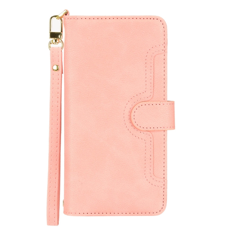 For Doogee S88 Pro / S88 Plus Litchi Texture Zipper Leather Phone Case(Pink) - Doogee Cases by PMC TechLife | Online Shopping South Africa | PMC TechLife | Buy Now Pay Later Mobicred