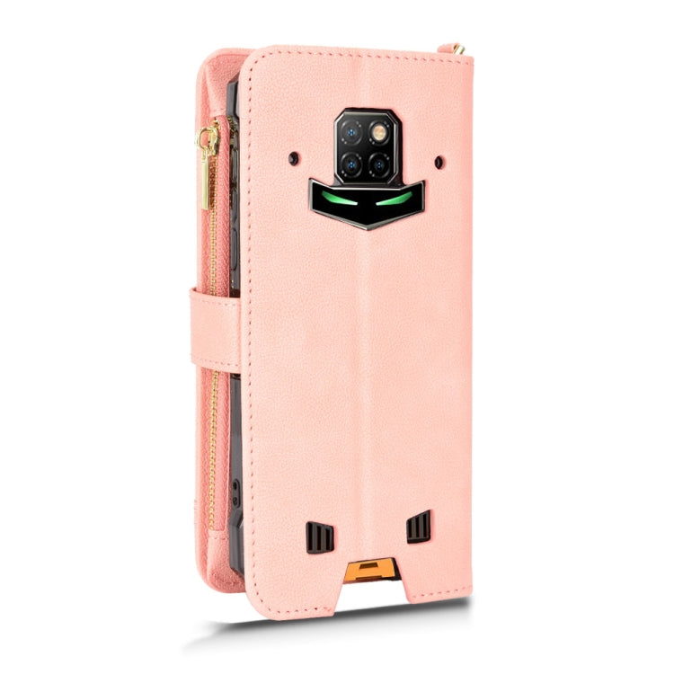 For Doogee S88 Pro / S88 Plus Litchi Texture Zipper Leather Phone Case(Pink) - Doogee Cases by PMC TechLife | Online Shopping South Africa | PMC TechLife | Buy Now Pay Later Mobicred