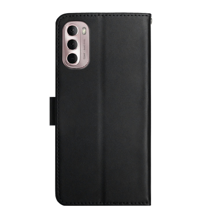 For Motorola Moto G Stylus 4G 2022 Genuine Leather Fingerprint-proof Horizontal Flip Phone Case(Black) - Motorola Cases by PMC TechLife | Online Shopping South Africa | PMC TechLife | Buy Now Pay Later Mobicred