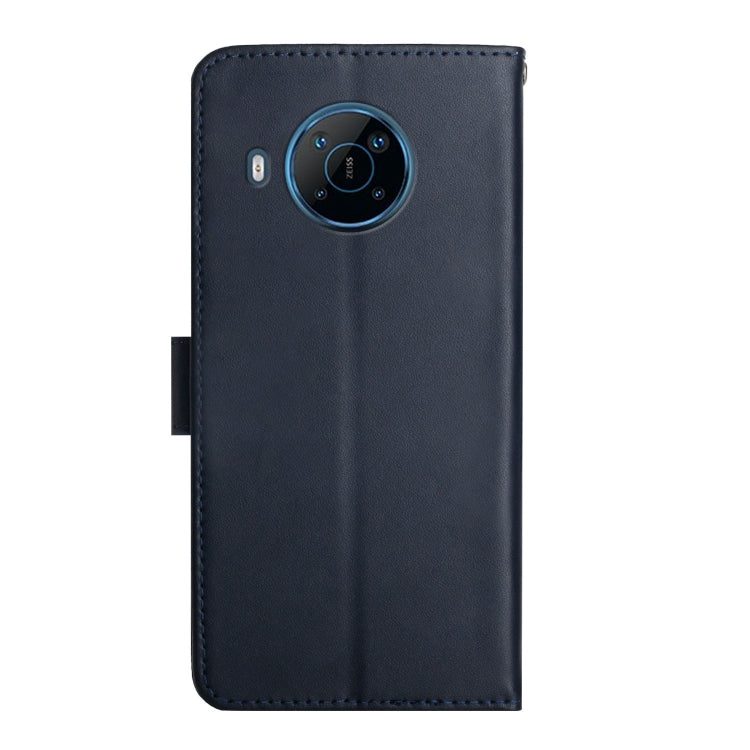 For Nokia X100 Genuine Leather Fingerprint-proof Horizontal Flip Phone Case(Blue) - Nokia Cases by PMC TechLife | Online Shopping South Africa | PMC TechLife | Buy Now Pay Later Mobicred