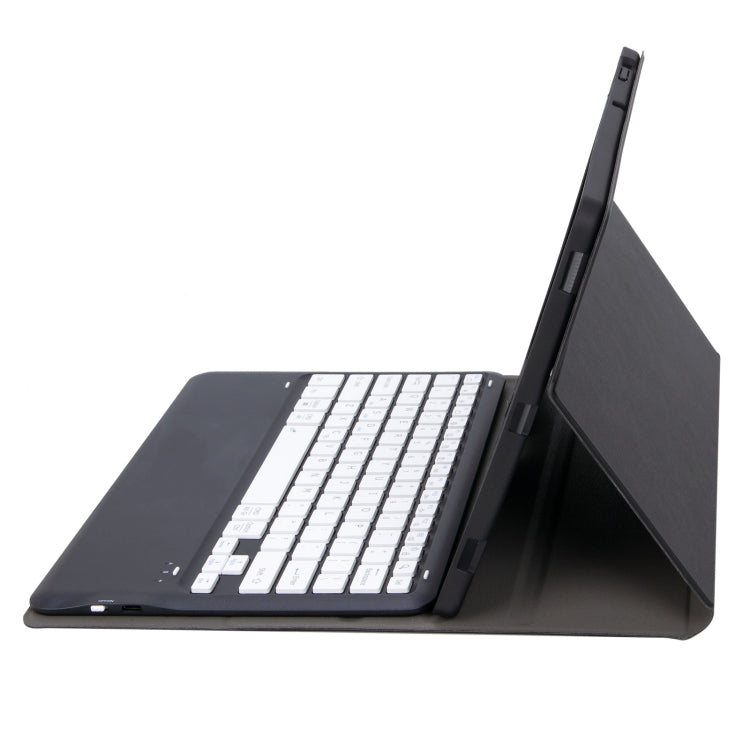 C12B Detachable Pen Slot Bluetooth Keyboard Leather Tablet Case For iPad Pro 12.9 inch 2021/2020/2018(Black) - For iPad Pro by PMC TechLife | Online Shopping South Africa | PMC TechLife