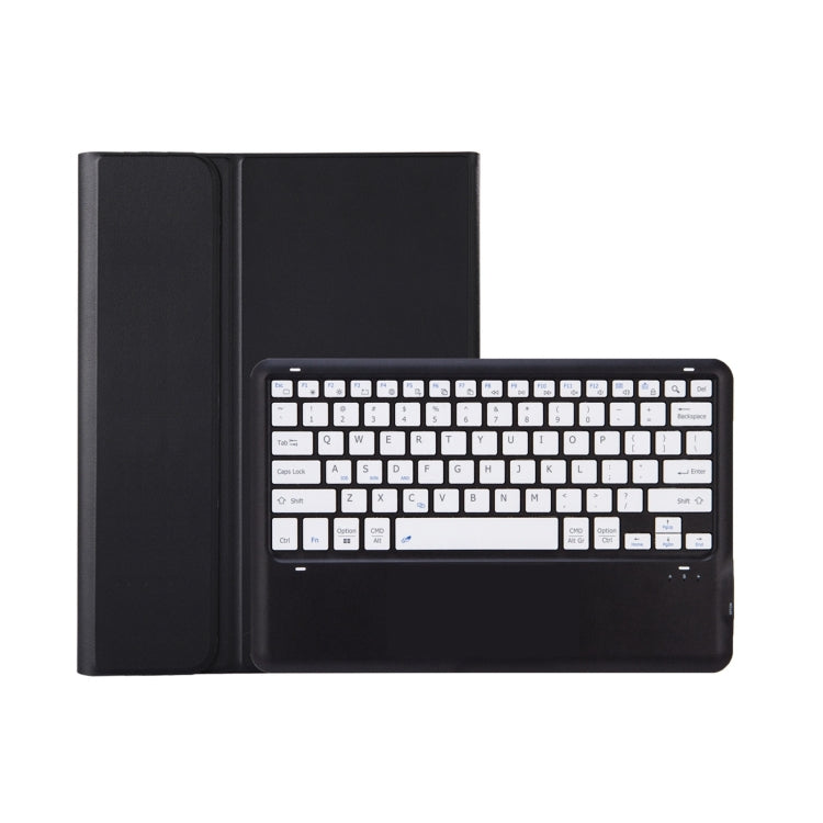 T800B Pen Slot Detachable Bluetooth Keyboard Leather Tablet Case For Samsung Galaxy Tab S8+/S7+/S7 FE(Black) - Samsung Keyboard by PMC TechLife | Online Shopping South Africa | PMC TechLife