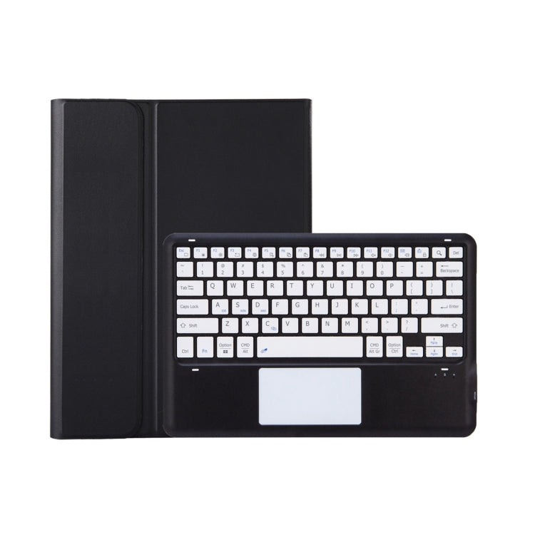 T800B-A Touch Pad Detachable Bluetooth Keyboard Leather Tablet Case For Samsung Galaxy Tab S8+/S7+/S7 FE(Black) - Samsung Keyboard by PMC TechLife | Online Shopping South Africa | PMC TechLife