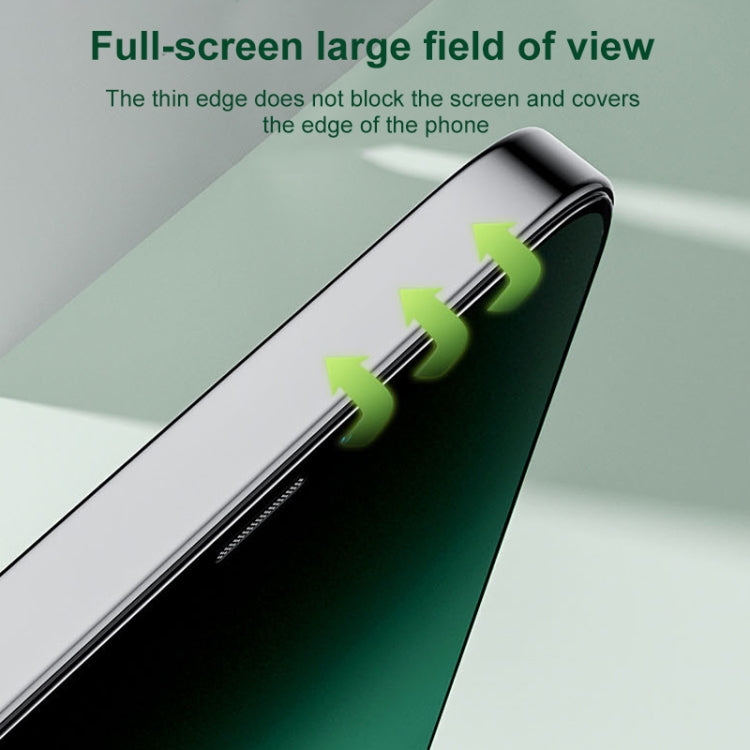 For iPhone 16e / 13 / 13 Pro Green Light Eye Protection Tempered Glass Film - free shipping - PMC TechLife - Order now!