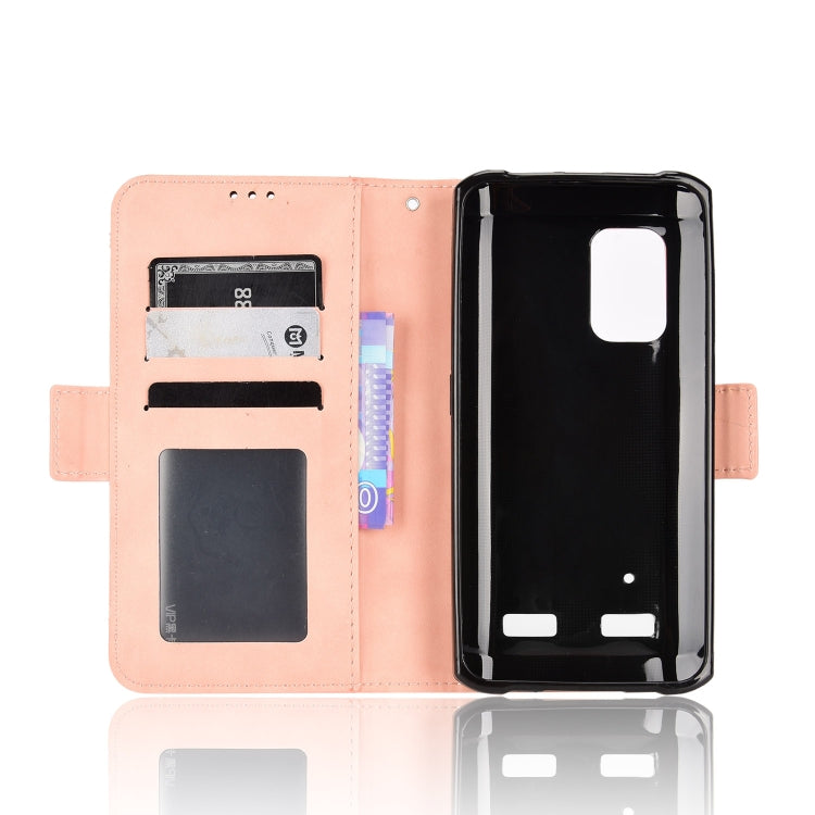 For Ulefone Armor X10 / X10 Pro Skin Feel Calf Texture Card Slots Leather Phone Case(Pink) - Ulefone Cases by PMC Jewellery | Online Shopping South Africa | PMC Jewellery | Buy Now Pay Later Mobicred
