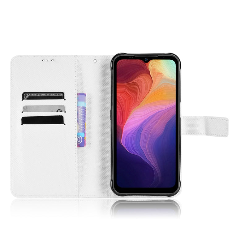 For Ulefone Power Armor 14 / 14 Pro Diamond Texture Leather Phone Case(White) - Ulefone Cases by PMC Jewellery | Online Shopping South Africa | PMC Jewellery | Buy Now Pay Later Mobicred