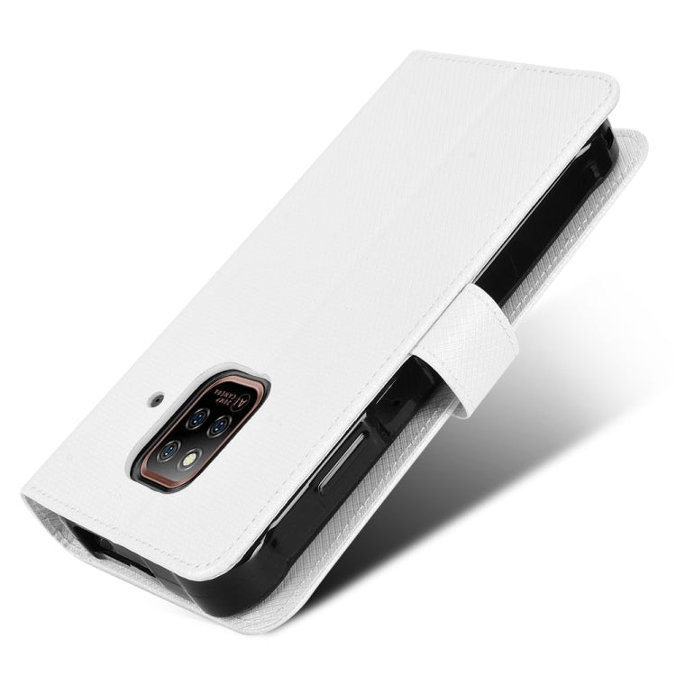 For Ulefone Power Armor 14 / 14 Pro Diamond Texture Leather Phone Case(White) - Ulefone Cases by PMC Jewellery | Online Shopping South Africa | PMC Jewellery | Buy Now Pay Later Mobicred