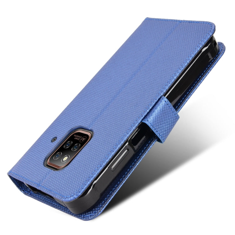 For Ulefone Power Armor 14 / 14 Pro Diamond Texture Leather Phone Case(Blue) - Ulefone Cases by PMC Jewellery | Online Shopping South Africa | PMC Jewellery | Buy Now Pay Later Mobicred
