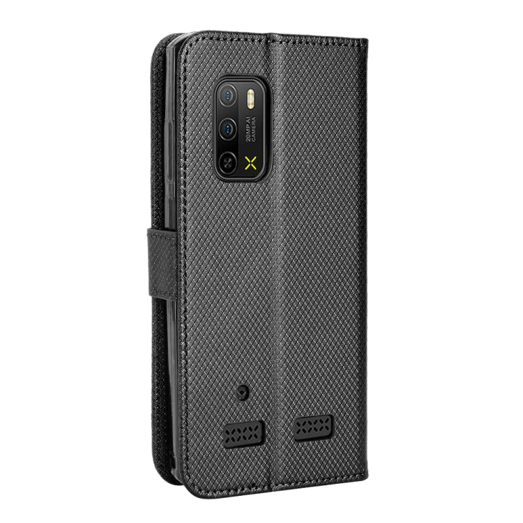 For Ulefone Armor X10 / X10 Pro Diamond Texture Leather Phone Case(Black) - Ulefone Cases by PMC Jewellery | Online Shopping South Africa | PMC Jewellery | Buy Now Pay Later Mobicred
