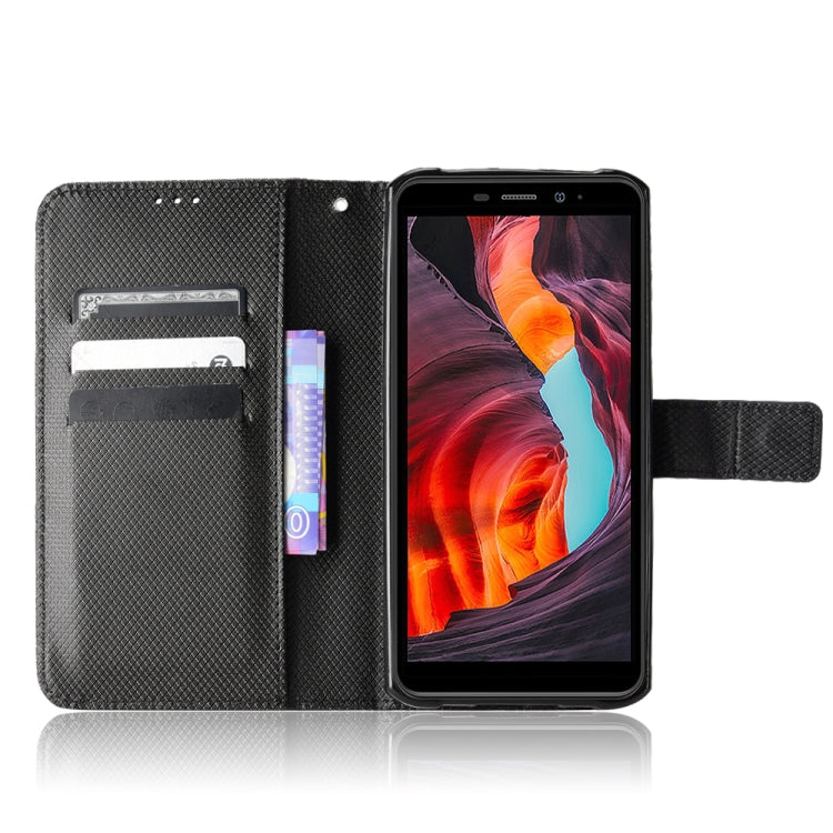 For Ulefone Armor X10 / X10 Pro Diamond Texture Leather Phone Case(Black) - Ulefone Cases by PMC Jewellery | Online Shopping South Africa | PMC Jewellery | Buy Now Pay Later Mobicred