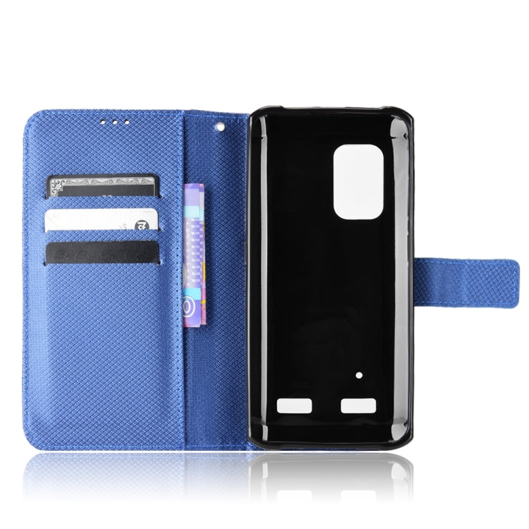 For Ulefone Armor X10 / X10 Pro Diamond Texture Leather Phone Case(Blue) - Ulefone Cases by PMC Jewellery | Online Shopping South Africa | PMC Jewellery | Buy Now Pay Later Mobicred