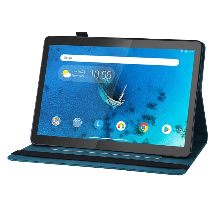 For Lenovo Tab M10 X505L Big Butterfly Embossed Leather Tablet Case(Blue) - free shipping - PMC TechLife - Order now!