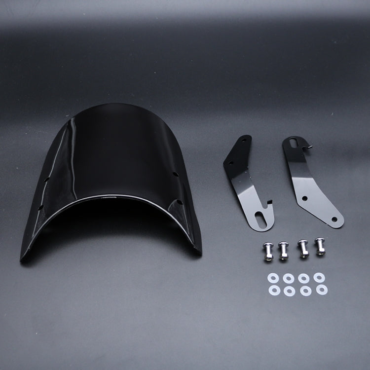 XRL-456120 Motorcycle 5-7 inch Headlight Retro Windshield(Transparent) - free shipping - PMC TechLife - Order now!