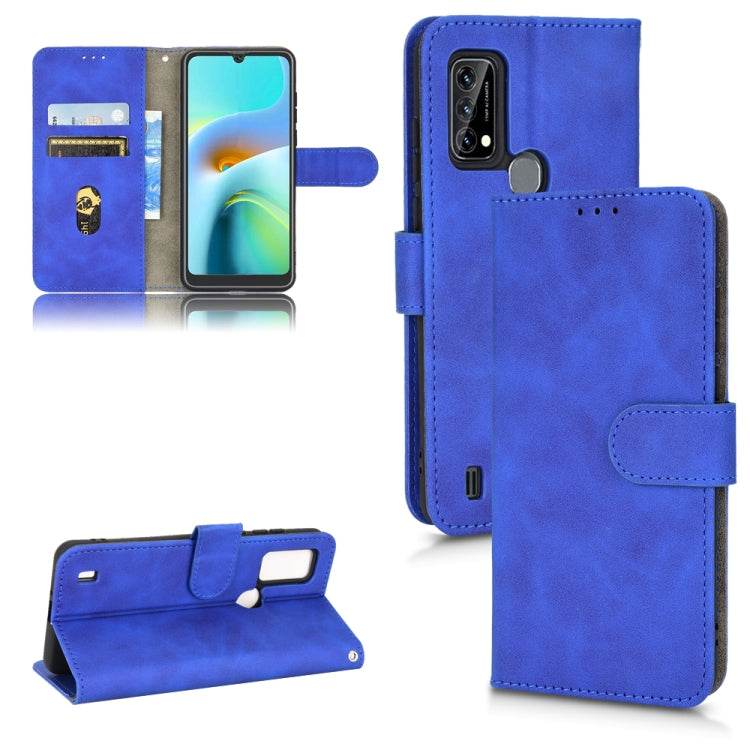 For Blackview A50 Skin Feel Magnetic Flip Leather Phone Case(Blue) - More Brand by PMC TechLife | Online Shopping South Africa | PMC TechLife | Buy Now Pay Later Mobicred