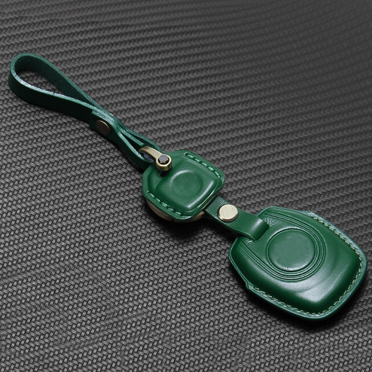 HP-A009 Motorcycle Cowhide Leather Induction Key Protective Cover for Harley Sportster S(Green) - Bags & Luggages by PMC TechLife | Online Shopping South Africa | PMC TechLife | Buy Now Pay Later Mobicred
